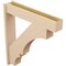 Ekena Millwork 7 1/2-in W x 38-in D x 42-in H Balboa Block Rough Cedar Woodgrain TimberThane Outlooker, Primed Tan OUTUR075X38X42BOA44RCPR - alternate 6